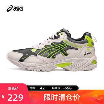 ASICS 亚瑟士 Gel-100 Tr 中性休闲运动鞋 1203A095-252 奶白色/黑色 39.5运动户外类商品-全利兔-实时优惠快报