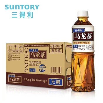 三得利（Suntory） 乌龙茶饮料 茶饮品饮料 【无糖乌龙茶】500ml*15瓶