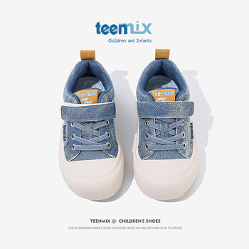 TEENMIX 天美意 2023春秋季新款可爱校园休闲鞋子中大童帆布鞋子母婴玩具类商品-全利兔-实时优惠快报