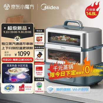 Midea 美的 MZ-ZGS352202 电蒸锅家电类商品-全利兔-实时优惠快报