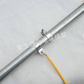 接地卡镀锌线管卡子管夹管箍水管卡kbg管铁管卡跨接管卡1675Φ25卡