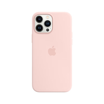 Apple iPhone 13 Pro Max 专用 MagSafe 硅胶保护壳 iPhone保护套 手机壳 – 灰粉色