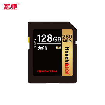 ۣHONCHITEC128GB SD洢 U3 C10 V60 4Kҫٰ260MB/S д150MB/s ٴ Ƶ¼