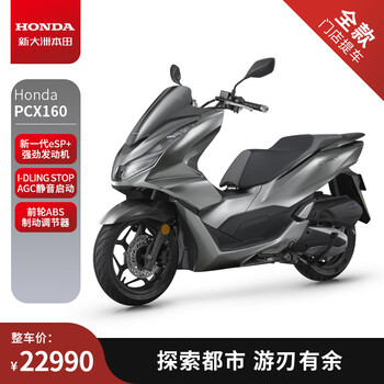 HONDA 新大洲本田 踏板摩托车PCX160 机械银全利兔-实时优惠快报