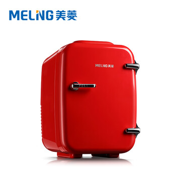 美菱（meiling）车载冰箱4L小冰箱 母乳冰箱车家两用迷你冰箱小型家用宿舍单门式车家两用车载制冷暖