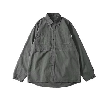 东品计 重磅纯棉美式复古设计感工装衬衫服饰鞋包类商品-全利兔-实时优惠快报