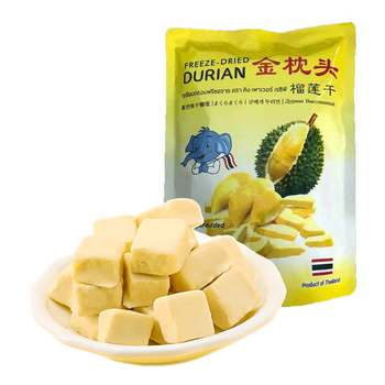 泰国金枕头冻干榴莲干 210g*3袋全利兔-实时优惠快报