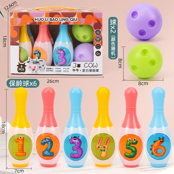 imybao 麦宝创玩 儿童保龄球传统玩具 58893大号彩盒6个保龄球+2球母婴玩具类商品-全利兔-实时优惠快报