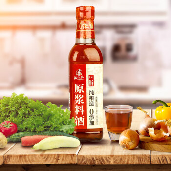 王仁和 料酒  纯大米酿造原浆料酒 500ml  招牌老手艺精制料酒