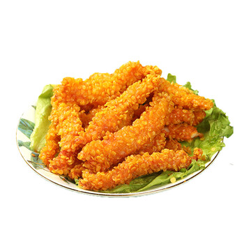 大用雪花无骨柳条900g鸡柳半成品油炸鸡肉