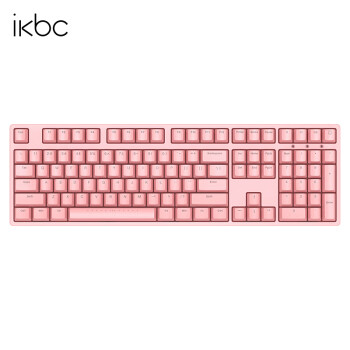 ikbc C210 108键 有线键盘 粉色 红轴339元（需用券）