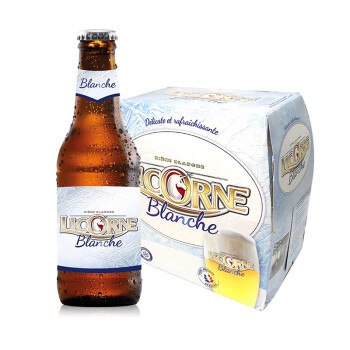 利库尼（LICORNE）白啤酒 250ml*12瓶 法国原装进口 年货送礼