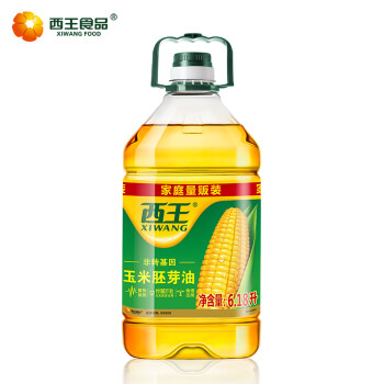 西王 食用油 非转基因玉米胚芽油 6.18L（京东定制）