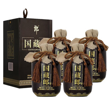 LANGJIU 郎酒 国藏郎 浓香型白酒 佳节礼盒送礼 整箱装精品42度500mL*4食品类商品-全利兔-实时优惠快报