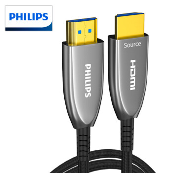 飞利浦(PHILIPS)光纤HDMI线2.0版4K60hz工程线HDR电脑电视投影仪玩客云家庭影院 高清线 15米