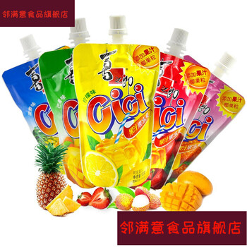 喜之郎 cici果冻爽150g可吸的果汁果冻6口味可选儿童零食果冻爽喜之郎