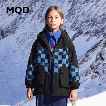MQD 马骑顿 儿童秋冬装棉服 黑色 140c母婴玩具类商品-全利兔-实时优惠快报