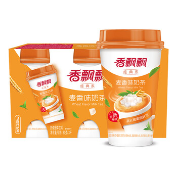 香飘飘 经典系 奶茶 固体饮料 麦香味 80g*3杯食品类商品-全利兔-实时优惠快报
