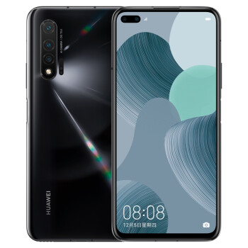 华为 HUAWEI nova 6 105°前置广角双摄 超感光 麒麟990芯片 8GB+128GB亮黑色4G全网通双卡双待