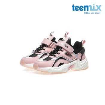 TEENMIX 天美意 童鞋加绒保暖运动鞋2023冬皮面防水耐磨跑步鞋母婴玩具类商品-全利兔-实时优惠快报
