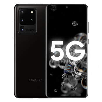三星 Galaxy S20 Ultra 5G(SM-G9880)双模5G 骁龙865 1.08亿像素 100倍变焦 游戏手机 12GB+256GB 幻游黑