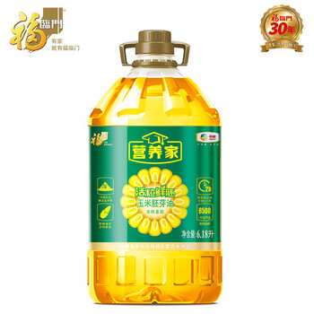 福临门 营养家 非转基因活粒鲜胚 玉米胚芽油6.18L 食用油新老包装随机发食品类商品-全利兔-实时优惠快报