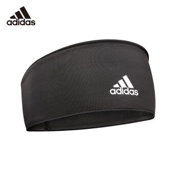 adidas 阿迪达斯 运动发带 男女通用头箍 篮球网球健身护额 束发跑步头带 运动头巾 黑色