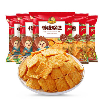 刺猬阿甘 传统锅巴解馋零食小吃椒香味15g 15g*5包食品类商品-全利兔-实时优惠快报