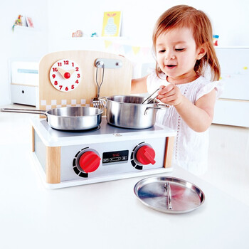 Hape E3151 北欧风双面迷你厨房 厨房玩具母婴玩具类商品-全利兔-实时优惠快报