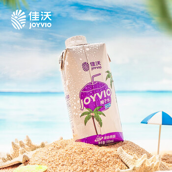 JOYVIO 佳沃 100%椰子水 330ml*12瓶 NFC泰国原装进口食品类商品-全利兔-实时优惠快报