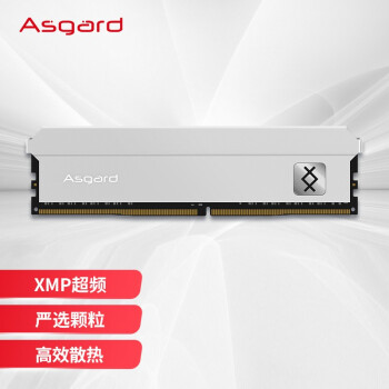 阿斯加特（Asgard） 台式机内存条 16G DDR4 3200 弗雷系列-钛银甲