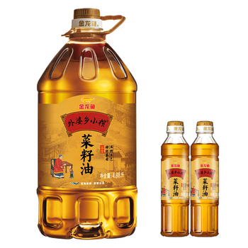 京东百亿补贴:金龙鱼外婆乡小榨菜籽油 5.48L组合装全利兔-实时优惠快报