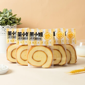 董小姐 虎皮蛋糕卷 整箱装 虎皮蛋糕卷400g全利兔-实时优惠快报