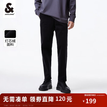 杰克琼斯 灯芯绒休闲长裤 223314074服饰鞋包类商品-全利兔-实时优惠快报