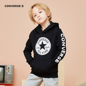 京东百亿补贴：CONVERSE 匡威 儿童加绒保暖连帽卫衣母婴玩具类商品-全利兔-实时优惠快报