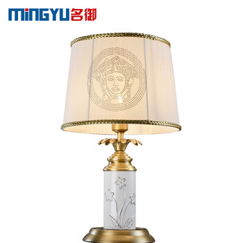 名御北欧客厅卧室床头灯  美式乡村创意时尚装饰灯W5015 赠送普通光源