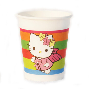 孩派HighParty派对用品/生日派对/Hello Kitty主题杯/6个