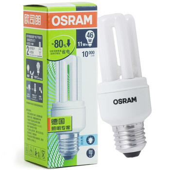 OSRAM欧司朗迷你超值星节能灯11W日光色E27五支装