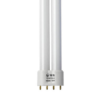 冠雅4500K色温自然光三基色专业护眼节能台灯灯管灯泡18W-H四针