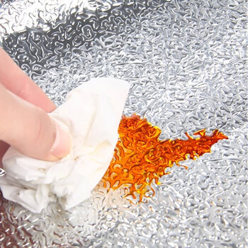 
                                        加厚橱柜铝箔贴纸 防水防潮餐桌抽屉垫防油自粘铝箔贴纸锡纸三卷装 60*300cm三卷装                