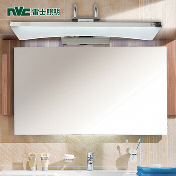 
                                        雷士照明（NVC）LED镜前灯 浴室防水防雾卫生间壁灯 简约现代洗漱间灯饰8W A款长度435mm LED6瓦                