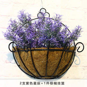 ssx挂篮仿真玫瑰花假花套装绢花电视墙卧室隔断家居装饰摆设花壁挂花图片