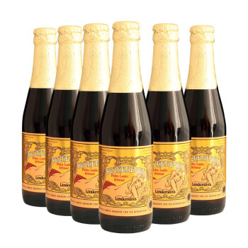 比利时进口啤酒 Lindemans 林德曼桃子啤酒 精酿啤酒 组合装250ml*6瓶