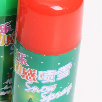诺琪 圣诞节装饰品 250ml彩喷喷雪罐 玻璃喷画  装饰场景用品 节庆饰品 彩色随机