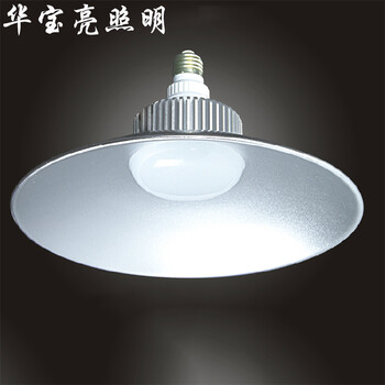 LED工矿灯泛光灯天棚天井厂房灯 车库仓库工程灯体育馆工业大功率照明灯具 30W E27 正白光