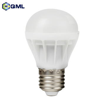 
                                        QML 超美照明 LED灯泡 E27 E14大小螺口节能球泡灯 家用节能灯 白光暖光光源 5WE27白光                
