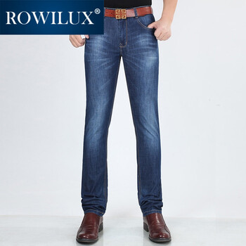 轻奢时尚品牌罗威男装2016夏季新款牛仔裤中