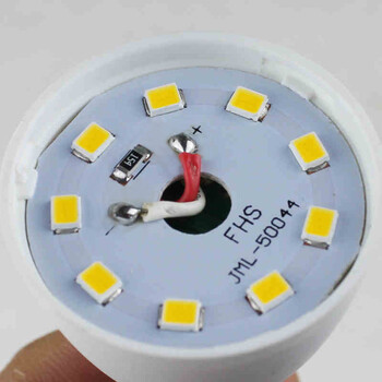 富虹斯 LED尖泡 水晶灯吊灯光源 E14螺口蜡烛泡 3w 日光色(白光)