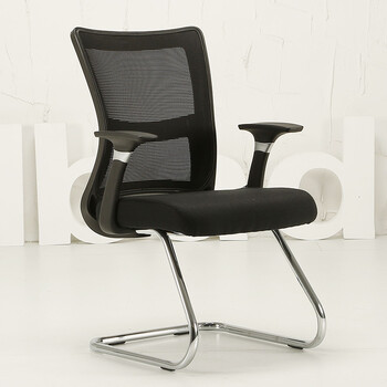黑白调 电脑椅 家用椅子弓形椅 休闲座椅职员椅