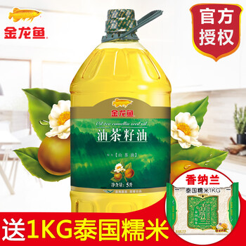 金龙鱼 油茶籽油5l 食用油 山茶油